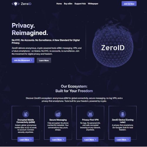 『ZeroID Unplugged: Secure Chat, Encrypted eSIM & the Future of Digital Privacy』のカバーアート