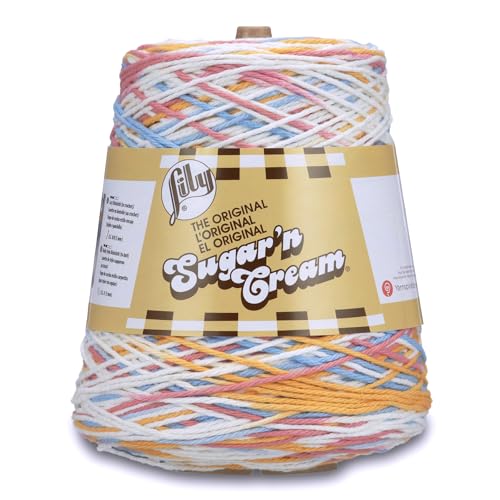 Lily - 10300202612 Sugar'n Cream Cotton Cone Yarn,...