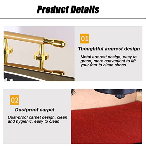 Automatic Induction Shoe Polisher Vertical Household Shoe Polisher Stainless Steel Electric Shoe Polisher Shoe Brush Machine (Color : Silver, Size : One Size) #TOP6