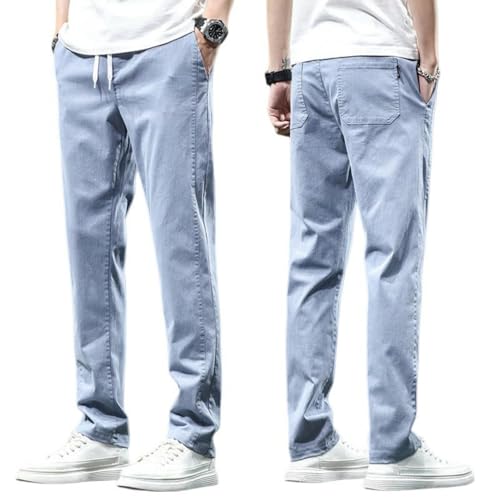 Pantalon long pour homme idéal pour les soirées d'été et les journées de printemps