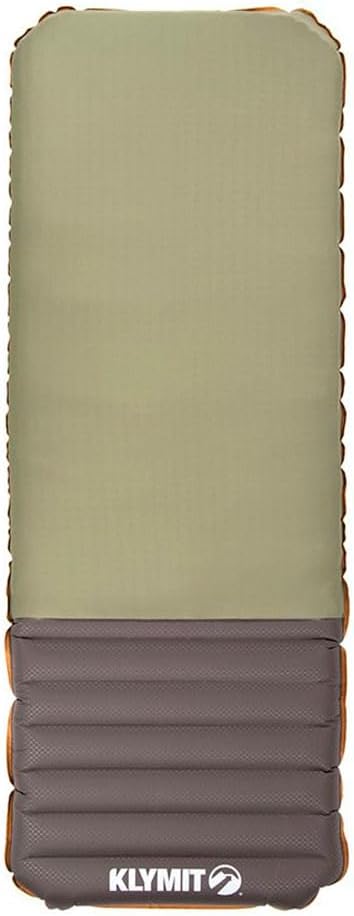 Klymit Klymaloft Lofted Inflatable Sleeping Pad for Camping With Memory Foam, Ultra-Thick Hiking and Backpacking Air Bed, 5 Inch Thick, Regular
