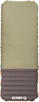 Klymit Klymaloft Lofted Hiking and Backpacking Air Bed, Inflatable Sleeping Pad for Camping with Memory Foam,Green