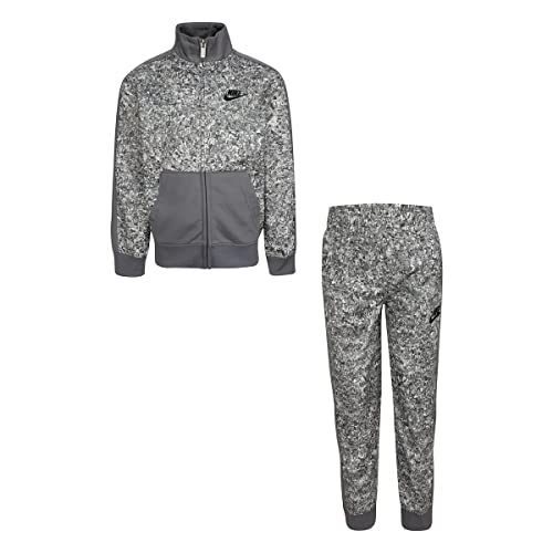Nike Boy's Digi Confetti Tricot Set (Little Kids) Light Gray 4 Little Kid