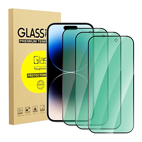 Fatigue oculaire ? Lot de 3 verres trempés anti-lumière bleue pour iPhone 14 6,1"
