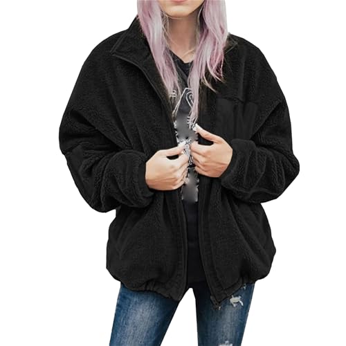 Manteaux d'hiver contre le froid veste polaire zippée femme