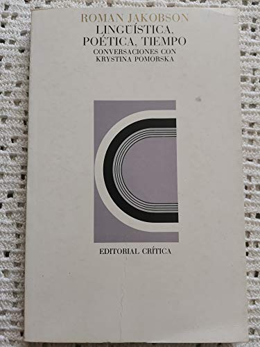 Portada de Linguistica, poetica, tiempo