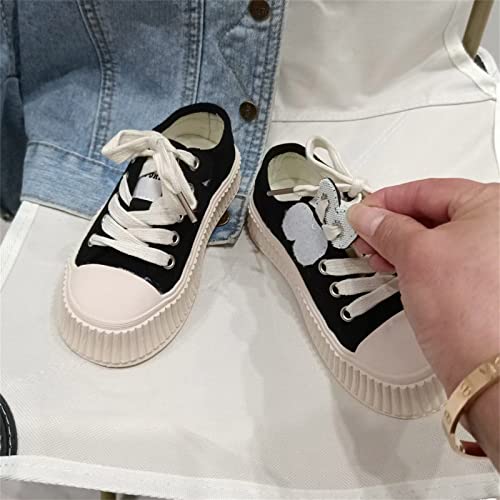 Kids Girls Flat Sneakers Ribbed Lace Ankle Breathable Running Sport Shoes Toddler Cute First Walking Lightweight Shoes2