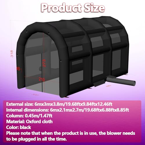 SAYOK Inflatable Cage Setup