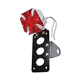TC Bros. Maltese Cross Side Mount Tail Light/License Plate Bracket