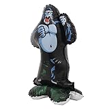 Selfstand 3D Animal Fox Koala Lion Elephant Panda Cow Rabbit dinosaur Triceratops Stegosaurus Baby shower Ball Foil Balloons Birthday Party Baby Shower Decorations Kids Toys (Base Gorilla)