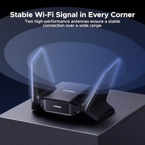 UGREEN BE6500 WiFi Adapter for Desktop PC, WiFi 7 Dongle by UGREEN - Used condition - Image 3