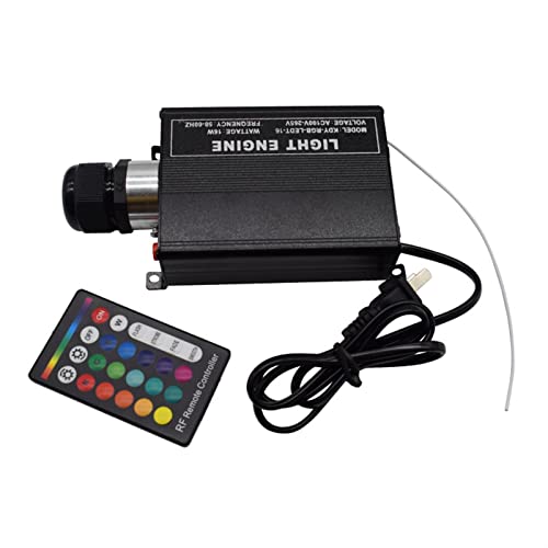 Kit de fibra óptica con 500 cables PMMA y motor RGB de 16W