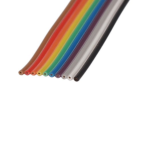 Cable plano IDC 10 pines 80 cm Aexit pack 2 miniatura 2