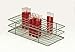 Poxygrid F18762-0000 40 Place Epoxy-Coated Steel Rack for 18-20 mm Test Tubes; 1/Pk