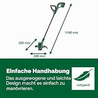 Bosch Akku Rasentrimmer EasyGrassCut 18 (ohne Akku, 18 Volt System, Schnittkreisdurchmesser 26 cm, im Karton) – Ansicht 6