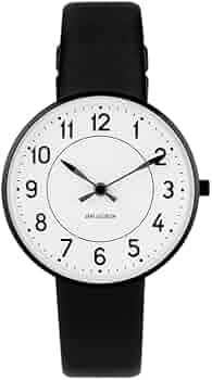 Amazon | ARNE JACOBSEN 腕時計 34mm 北欧デザイン 日常生活防水