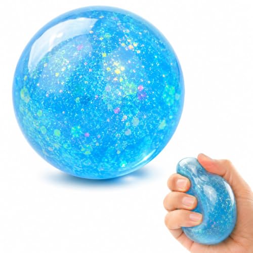 6cm Bleu Boule Aurora Décoration, Slow Back Pinball Décoration pour Le Personnel De Bureau Et La Décoration Intérieure