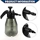 Hihaha Sprühflasche/Außen-Handdruck-Gartensprüher für Garten Zuhause/Einstellbarer Kunststoff 2L / 1 Stück Schwarz