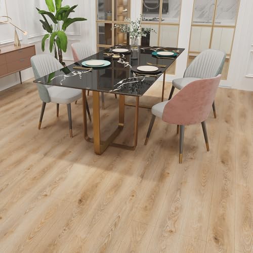 Floor Tiles Peel and Stick Waterproof Wood Plank Self-Adhesive,36" x