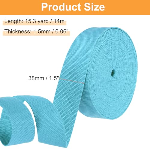 Sangle en coton bleu ciel pour customiser vos accessoires de plein air