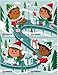 Holiday Elves Postage Stamps (5 Booklet, 100 Stamps) for USPS
