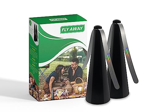 Repelentes, Drugstore Fly Away - Paquete de 2 Ventiladores repelentes de Moscas para exterioresvo Interior, Restaurante, Barbacoa, Eventos, disuasión de Moscas, Avispas, Abejas,...