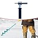 rockible Ice Auger Drill Adapter Drill Attachment Lightweight Ice House Anchors Drill Conversor Ice Fishing Anchors for Outdoor Sports, 2 cm Dia