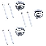 T Tulead Toilet Button Dual Push Flushing Toilet Tank Button with Thread Plastic Dia 38mm/1-1/5...