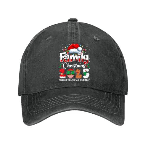Family Crew Christmas Squades 2025 Funny Xmas Matching Hat for Men Fashion