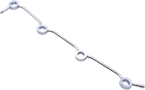 Miniatura 7 de Tubo de desbordamiento de retorno de combustible de 4 cilindros compatible con Kubota 03 series V1903 V2003T V2203 V2403 Indirecto Inject Engine