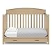 Graco Benton 5-in-1 Convertible Crib with Drawer – GREENGUARD Gold Certified, Converts from Baby Crib to Toddler Bed, Daybed and Full-Size Bed, Full-Size Nursery Storage Drawer (Driftwood)