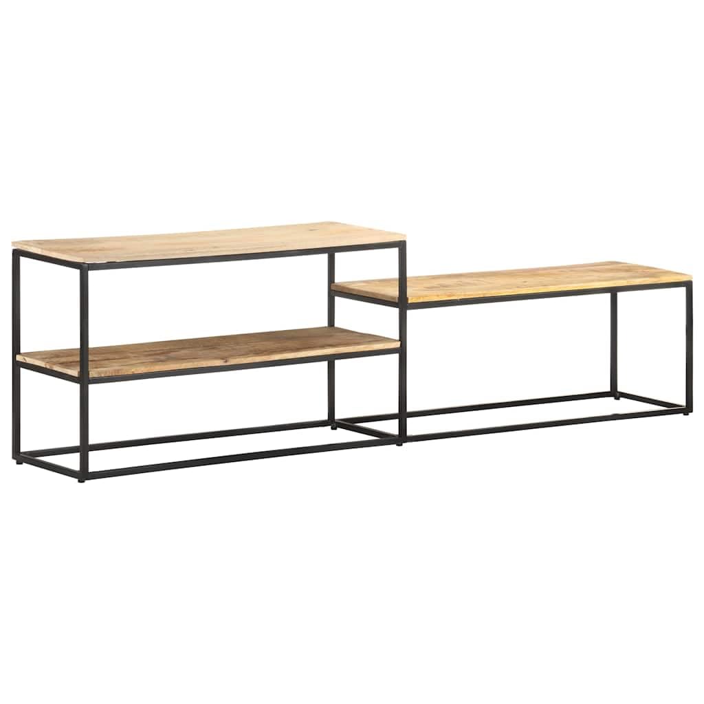 Mobile per TV, 180 x 30 x 50 cm, in legno di mango grezzo