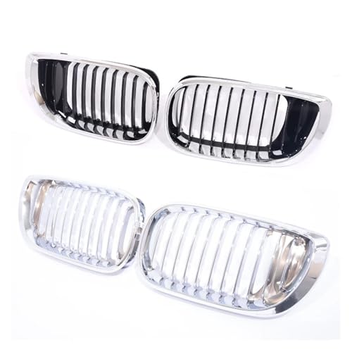 Grille de calandre BMW E46 Facelift robuste en ABS noir mat antichoc