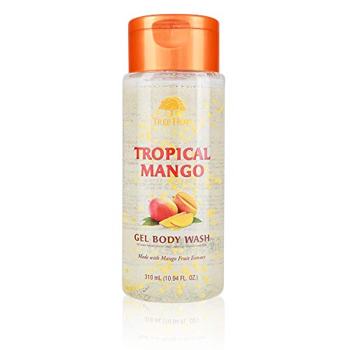 Tree Hut Moisturizing Gel Body Wash Tropical Mango, 10.94oz, Ultra Hydrating Gel Body Wash for Nourishing Essential Body Care