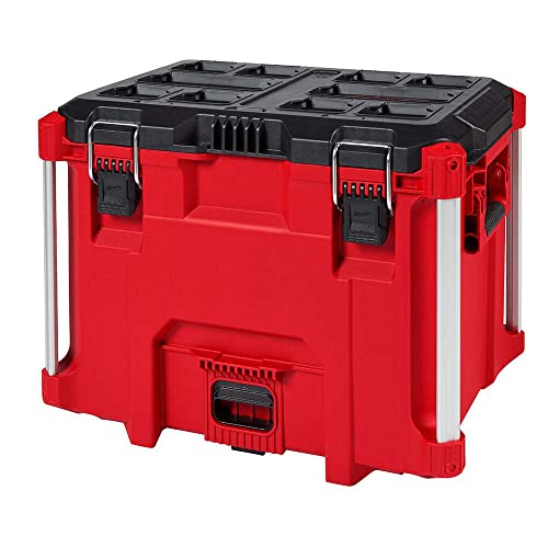 For Milwaukee 48-22-8429 PACKOUT XL Heavy Duty Tool Box w/Organizer Tray (D x W x H) 15.5 in x 21.8 in x 16.9 H
