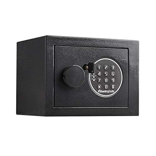 Sentrysafe X014E Security Keypad Extra Small Digital Lock Safe, 0.1 Cubic Feet, Black #TOP1