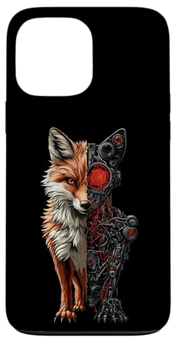 �ʔ����A���C�O�}���{�b�g�������D�ƃT�C�{�[�O�A���C�O�}���{�b�g Fox Lover Robotic Foxes AI �X�}�z�P�[�X iPhone 13 Pro Max �p