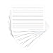 Really Good Stuff Magnetic Dry Erase Boards and Foam Letter Tiles - 6 Student Pack