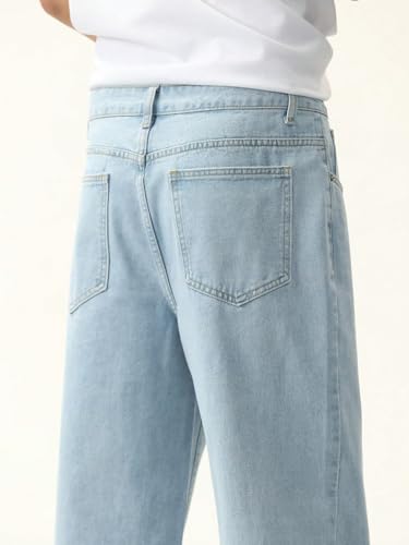 Image of AFT Torpedo Jeans for Men || Stretchable Cotton Blend Denim Fabric || Men Joker Series ||Loose Fit Baggy Style Jeans for Men||Jeans||