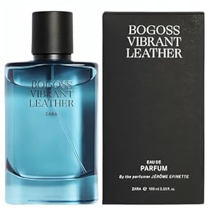 Zara Bogoss Vibrant Leather Cologne for Men EDP Eau De Parfum 100 ML (3.4 FL OZ)