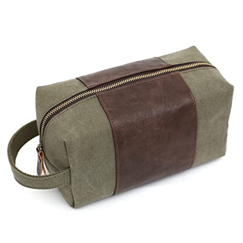 Pahvrion Kulturbeutel für Trauzeugen, personalisierbar, mit Gravur, Grün , Kulturbeutel Cover