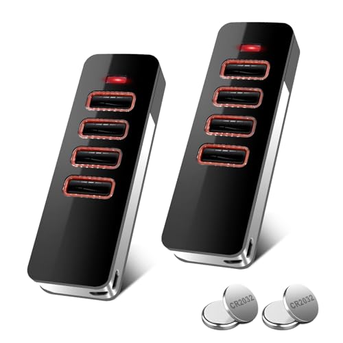 Wvoillty Telecomando Cancello 868 MHz, Telecomando Porta del Garage 4 Canali, Compatibile con Sommer 4018V000, 4019V000, S10019-00001, Rolling Code, 2 Pezzi