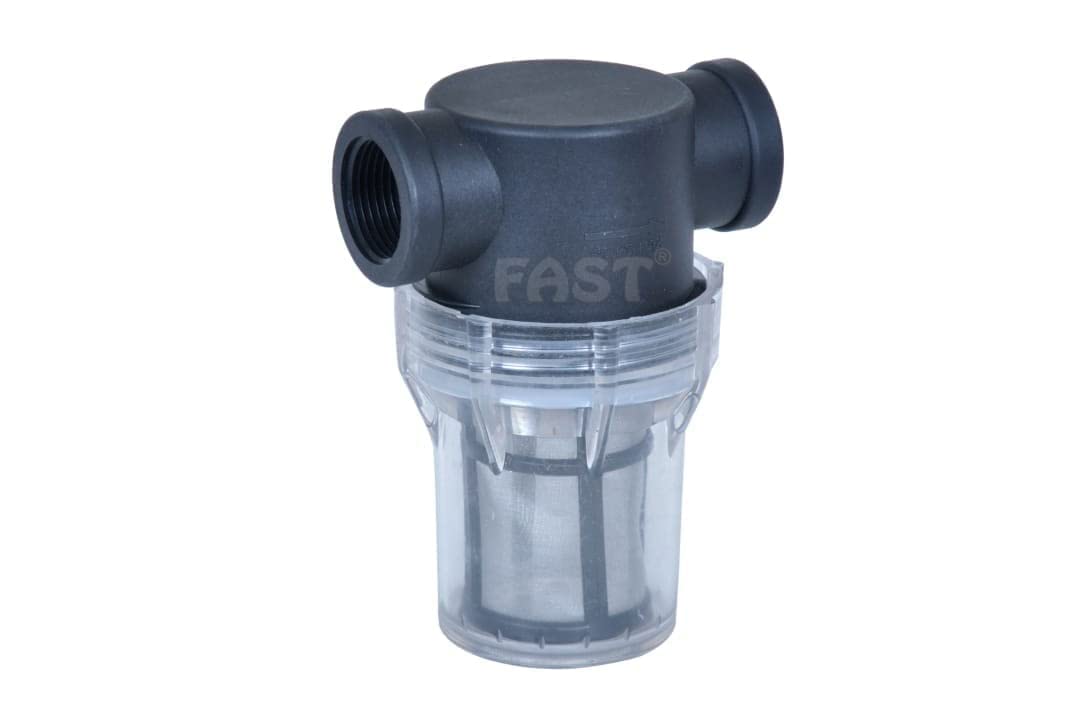 FAST 1/2" Female F02 Clear Inline Filter Application On Water Tank, Ro Plant, Corporation Water Supply Outlet and Irrigation System and Get Pure Water & Any Other Benifits
