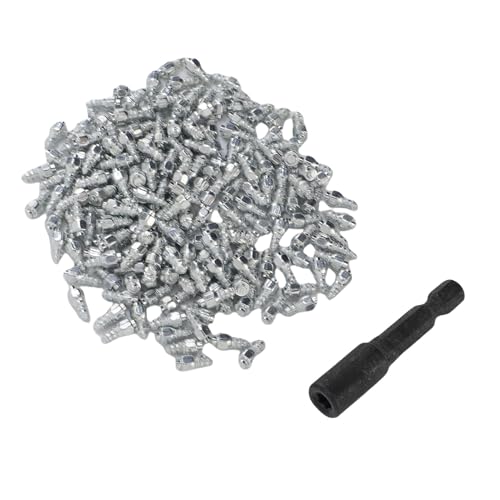 Winterreifen Spike Set 100 Stück Anti Rutsch Stahlspikes für Motorrad Off Road Roller Winterausrüstung Reifen Spikes Spike Set Winter Robustes Spike Set für Winterreifen