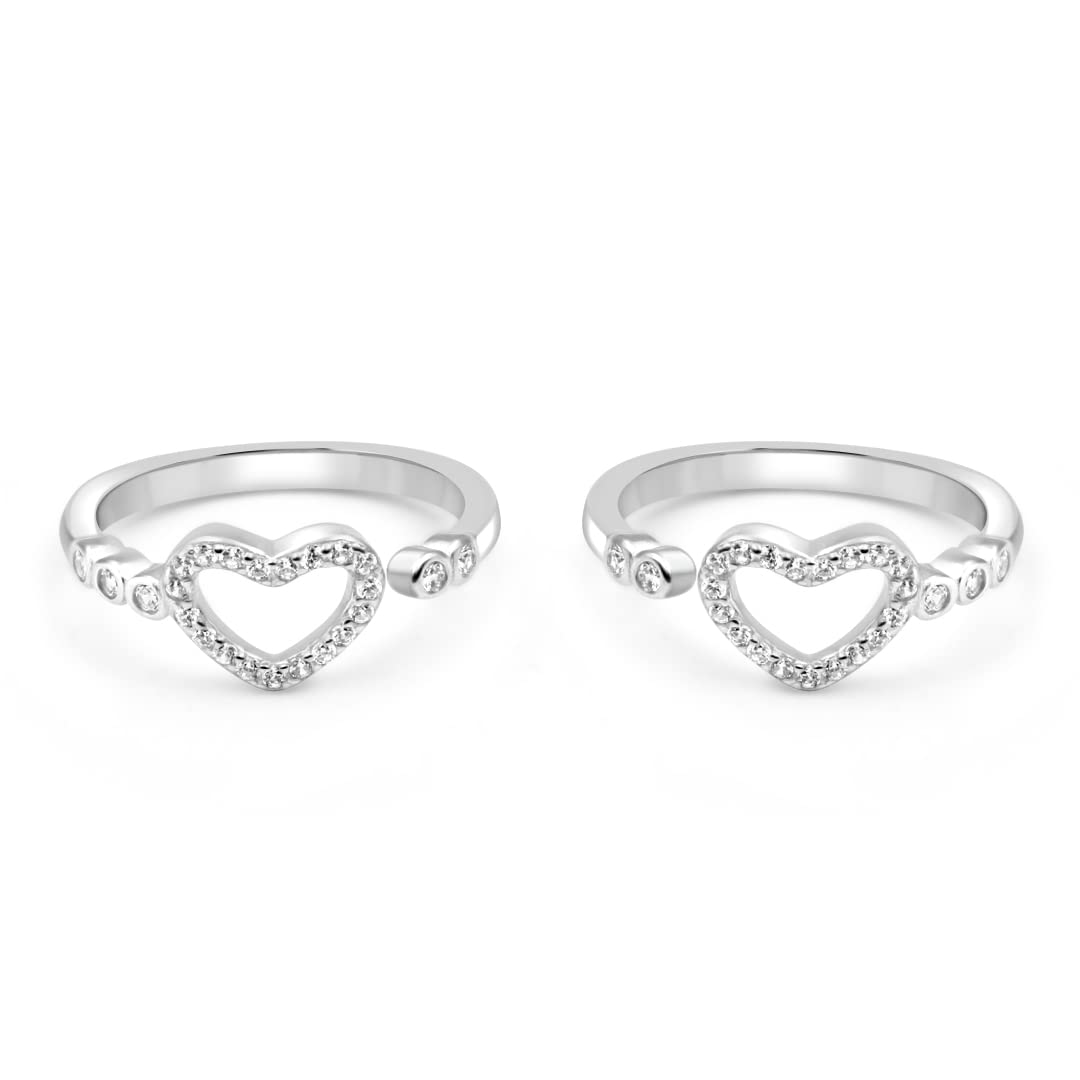 zarkan 925 Sterling Silver Core Of Creation Toe Rings, Adjustable | Chandi Bichiya | Gift for Women & Girls | Certified Authentic Hallmark & 925 Stamp-picture-16