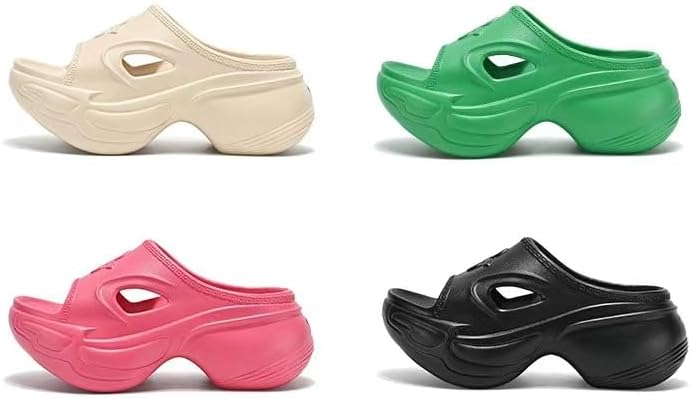 Women's Platform Slides Sandals EVA Thick Sole Cloud Slides Lightweight Slip On Summer Casual Sandals image 4