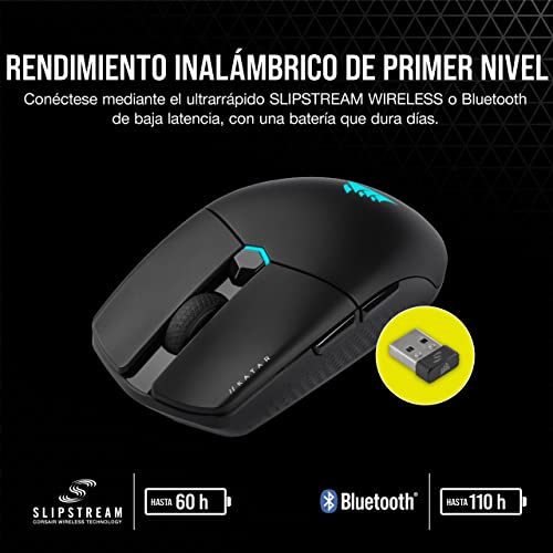 Ratón para juegos FPS CORSAIR KATAR ELITE WIRELESS compacto compatible con PC y Xbox 5