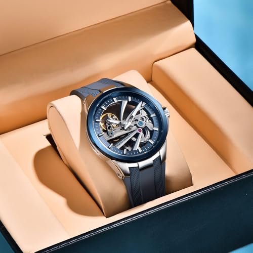 TYBERLEY Pagani Design Men's Automatic Watch, Blue - Image 5