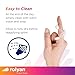 Rolyan Sof-Stretch Finger Extension Splint, Small, White, Finger Brace with Adjustable Fit, Latex-Free Finger Support for PIP Joint Extension, Boutonniere Deformity, Trigger Finger, and Edema