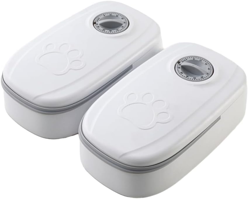 Automatic Convenient Food Dispenser with Timer and Dogs Electronic 48 Hour Programmable Timer Feeder